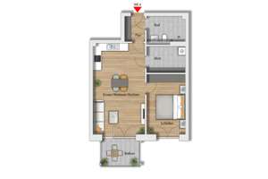 Erstbezug: Moderne 2-Zimmer-Wohnung in Duisburg-Neumühl – Fiskusstraße 116, 47167 Neumühl, Duisburg – Vorschaubild 4