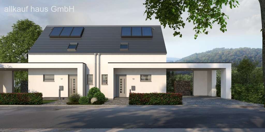 Ihr Traumhaus technikfertig ausgebaut: Doppelhaushälfte in Obernau