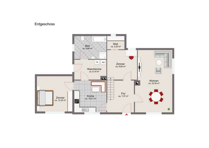 Grundriss Erdgeschoss