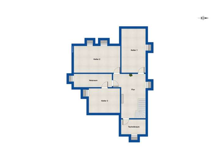 Grundriss - Kellergeschoss
