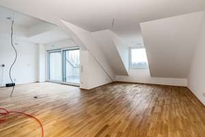 5-ZW Penthouse Charakter, gr. Dachterrasse, Parkett, Aufzug, Einbauküche - ERSTBEZUG – Robert-Funari-Straße 26, 68309 Käfertal, Mannheim – Vorschaubild 3