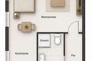 Provisionsfreie 1-Zimmer-Kapitalanlage in Potsdams Bestlage – havelnah & vermietet – 14471 Brandenburger Vorstadt, Potsdam – Vorschaubild 4
