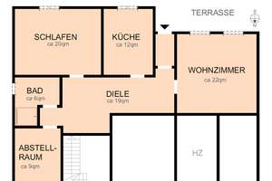90qm EG, 2 ZKB Diele, Garten, barrierefrei, seperater Eingang, in Siegen Geisweid – Wenschtstraße 30, 57078 Geisweid, Siegen – Vorschaubild 3