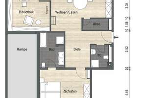 Großzügige 3 Zimmer Wohnung mit eigenem Garten – Die vollständige Adresse der Immobilie erhältst du vom Anbieter., 40545 Oberkassel, Düsseldorf – Vorschaubild 18