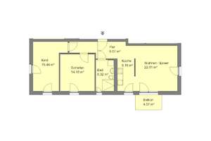 Mieter sucht Nachmieter für helle 3 Zimmer Wohnung – Reinerzer Str. 22a, 90473 Langwasser Südost, Nürnberg – Vorschaubild 13