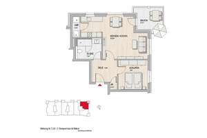 2 Zimmer  Wohnung 2.OG mit Balkon – Massenheimer Landstraße 14a, 65239 Hochheim am Main – Vorschaubild 7