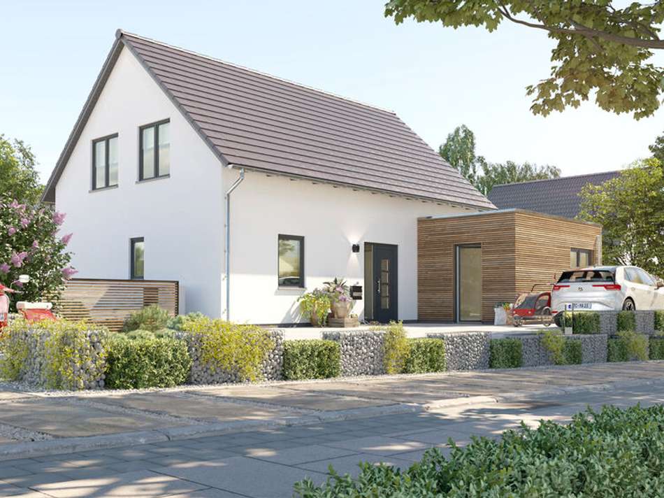 SoWu Anbau vorm Haus