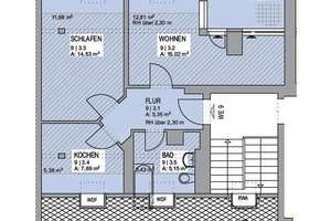 Wahren - schöne Dachgeschosswohnung im Wohnpark Auensee mit Loggia und Einbauküche – Linkelstraße 40, 4159 Wahren, Leipzig – Vorschaubild 19