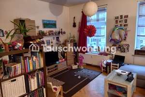 Tauschwohnung: 3 Zimmer im Waldstraßenviertel, Balkon, Küche