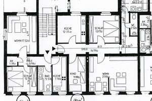2 1/2 u. 3 1/2 Zi. Wohnung in ruhiger Seitenstraße nahe Fußgängerzone Königstr. – Wallstr. 27, 47051 Dellviertel, Duisburg – Vorschaubild 3