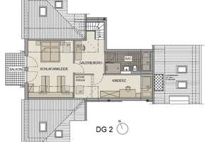 Exklusive und Großzügige Maisonette im Dachgeschoss - mit Galerie und zwei Balkonen – Die vollständige Adresse der Immobilie erhältst du vom Anbieter., 80689 Am Westbad, München – Vorschaubild 5