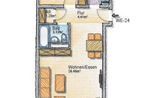 2-ZIMMER-WOHNUNG IN HANNOVER - LIST – Die vollständige Adresse der Immobilie erhältst du vom Anbieter., 30177 List, Hannover – Vorschaubild 13