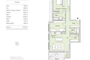 Exklusive 3-Zimmer-Neubauwohnung am Oberen Luisenpark – Erstbezug mit Blick ins Grüne – 68165 Schwetzingerstadt/Oststadt, Mannheim – Vorschaubild 18