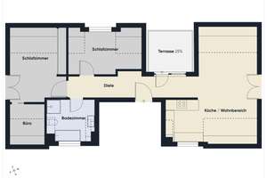 Lichtdurchflutetes Penthouse-Feeling mit Südterrasse - moderne 3-Zimmer-Wohnung mit Blick ins Grüne – Die vollständige Adresse der Immobilie erhältst du vom Anbieter., 81249 Lochhausen, München – Vorschaubild 32