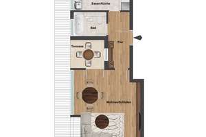 Gepflegte und mietfreie Dachgeschosswohnung mit Loggia und TG-Stellplatz in ruhiger und grüner Lage – Burgauenstraße 15, 4178 Böhlitz-Ehrenberg, Leipzig – Vorschaubild 23