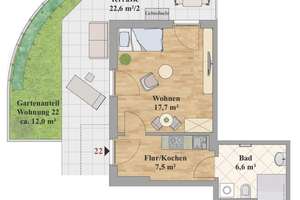 Ihr neuer Lieblingsplatz mit Terrasse und Garten! – Die vollständige Adresse der Immobilie erhältst du vom Anbieter., 1219 Leubnitz-Neuostra, Dresden – Vorschaubild 8