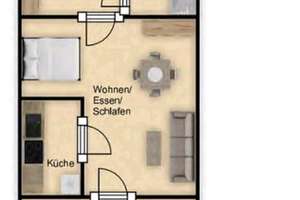 Möblierte 1-Zimmer-Wohnung mit Balkon und EBK in Ingolstadt – Deschinger Straße 20, 85055 Oberhaunstadt, Ingolstadt – Vorschaubild 9