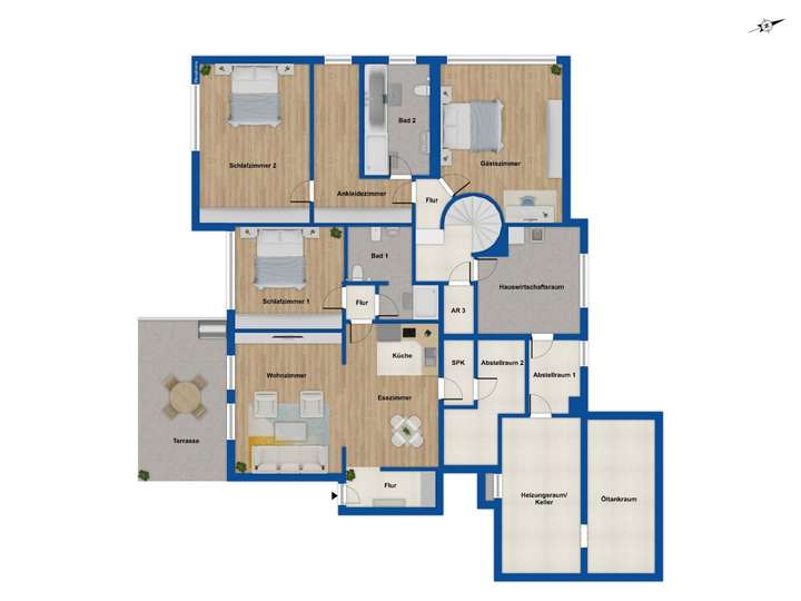 Grundriss Souterrain