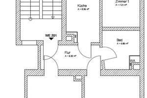 Renovierte 2,5-Zimmerwohnung – Gorkistr. 95, 4347 Schönefeld-Abtnaundorf, Leipzig – Vorschaubild 6