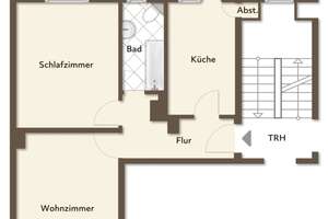Frisch gestrichene Wohnung direkt in der Innenstadt mit Wanne und Balkon! – Mittelstr. 8, 27568 Mitte, Bremerhaven – Vorschaubild 11