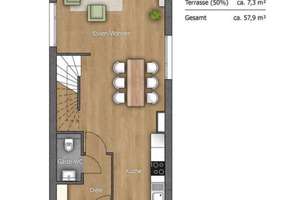 145 Quadratmeter, 4 Schlafzimmer, Wohnzimmer &Esszimmer - leben im Grünen – Alter Sportplatz 8a, 38448 Heiligendorf, Wolfsburg – Vorschaubild 14