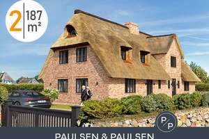 Luxuriöses Neubauprojekt: Doppelhaushälfte unter Reet  in Archsum (Ferienwohnen) Hausteil 2 – Die vollständige Adresse der Immobilie erhältst du vom Anbieter., 25980 Sylt (Gemeinde) – Vorschaubild 1