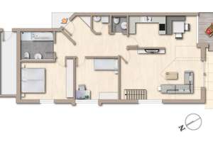 Bezugsfreie Maisonettewohnung mit besonderer Dachterrasse in Hanglage – 79104 Zähringen, Freiburg im Breisgau – Vorschaubild 24