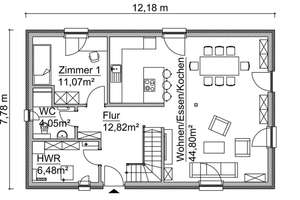 Statt 2.250 € Miete: Eigenes Haus mit 142 m² in Berlin Mietkauf++ – Die vollständige Adresse der Immobilie erhältst du vom Anbieter., 12307 Lichtenrade, Berlin – Vorschaubild 2