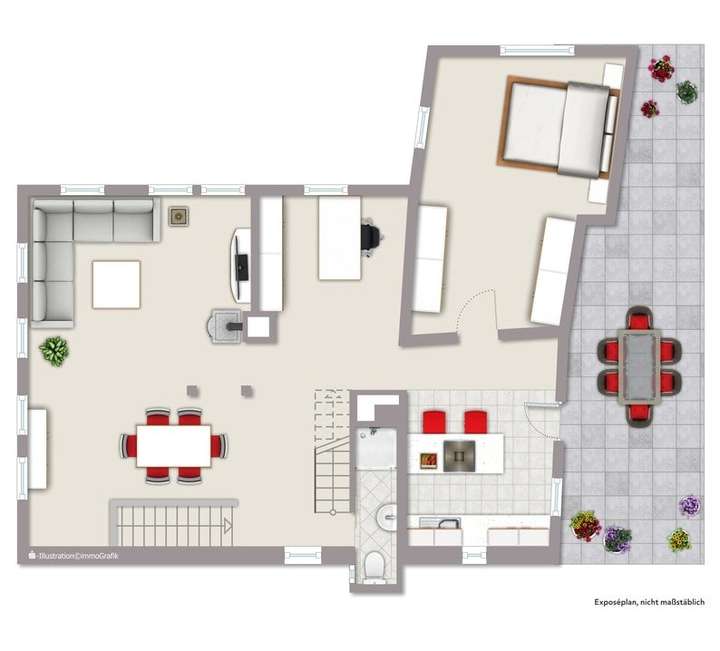 Grundriss Obergeschoss