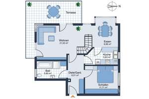 Sanierungsbedürftige 2-Zimmer-Maisonette mit Südterrasse, Garten & Hobbyraum in München-Waldperlach – Die vollständige Adresse der Immobilie erhältst du vom Anbieter., 81739 Waldperlach, München – Vorschaubild 7