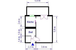 !!!Senioren aufgepasst - kuschlige 1-Raumwohnung!!! – Othrichstr. 30b, 39128 Neustädter Feld, Magdeburg – Vorschaubild 4
