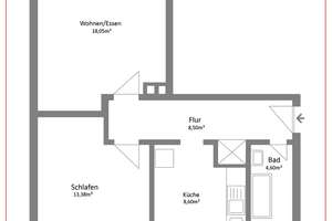 Sofort-Bezugsbereit: Helle, frisch renovierte 2 Zimmer-Wohnung mit Südbalkon in ruhiger Lage – Die vollständige Adresse der Immobilie erhältst du vom Anbieter., 80933 Lerchenau-Ost, München – Vorschaubild 9