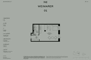 Erstbezug in Charlottenburg: Kompakte Neubau-1-Zimmer-Wohnung mit bodentiefen Fenstern – Weimarer Straße 1, 10625 Charlottenburg, Berlin – Vorschaubild 13