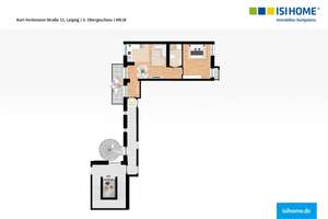 Gemütliche 2-Raumwohnung mit Balkon zum Erstbezug- WE18 – Karl-Ferlemann-Straße 11, 4177 Altlindenau, Leipzig – Vorschaubild 6