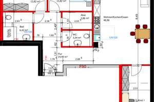 4-Zimmer-Wohnung mit 121,77 m² inmitten der Bielefelder Innenstadt – Kernsaniert (WHG 21) – Zimmerstraße 16, 33602 Mitte, Bielefeld – Vorschaubild 2