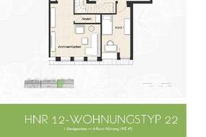 4-Zimmer-Maisonette mit 110 m²  und  großem Balkon – 4315 Volkmarsdorf, Leipzig – Vorschaubild 2