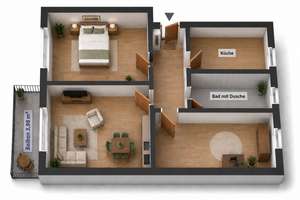 Frisch Sanierte 3-Zimmer Wohnung mit Balkon! – Diesterwegstr. 2, 39110 Stadtfeld West, Magdeburg – Vorschaubild 15