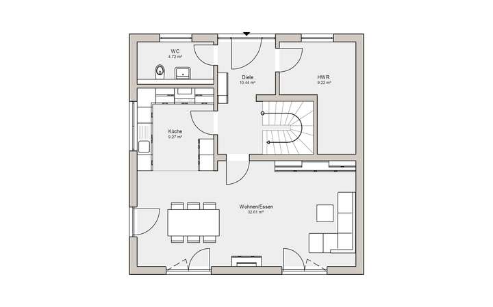 Grundriss Erdgeschoss