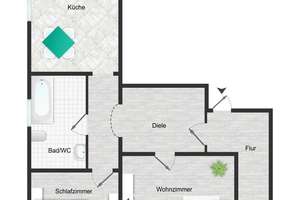 Modernisierte 2-Zi.-Wohnung in Braunfels-Altenkirchen – 35619 Braunfels – Vorschaubild 14