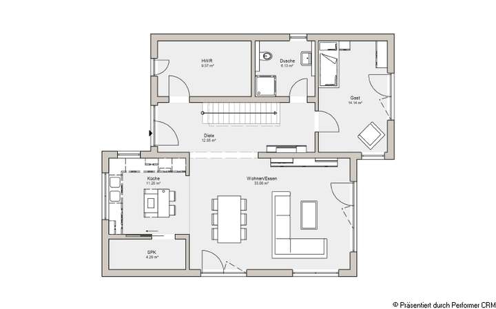 Grundriss Erdgeschoss