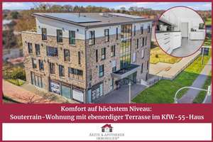Komfort auf höchstem Niveau: Souterrain-Wohnung mit ebenerdiger Terrasse im KfW-55-Haus – Die vollständige Adresse der Immobilie erhältst du vom Anbieter., 26419 Schortens – Vorschaubild 1