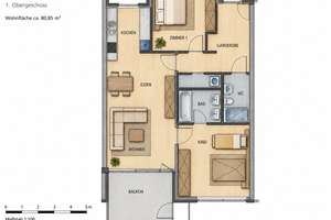Barrierefreie 3-Zimmer-Komfortwohnung mit großer Terrasse, Aufzug & TG provisionsfrei !  – An der Raumfabrik 6, 76227 Durlach, Karlsruhe – Vorschaubild 32