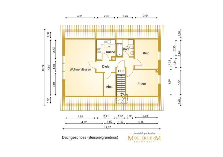 Beispielgrundriss DG