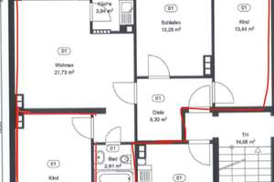 Schöne 4-Zimmer Wohnung im Norden Münchens  – Schleißheimer Straße 327, 80809 Am Riesenfeld, München – Vorschaubild 6
