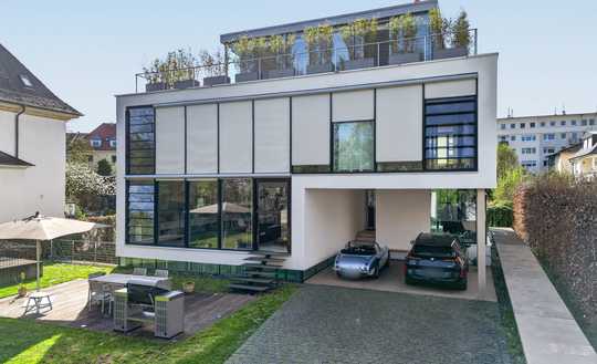 Das Haus auf sieben Stützen – Architektenvilla am Rand der Beiertheimer Allee
