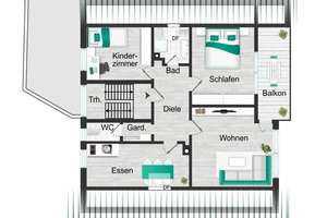 Gepflegtes 2-3 Familienhaus in beliebter Lage von Straubenhardt – Die vollständige Adresse der Immobilie erhältst du vom Anbieter., 75334 Straubenhardt – Vorschaubild 63
