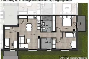 ** Feldrandlage** Vollmöblierte 4-Zimmer-Wohnung mit Einbauküche und Balkon – Die vollständige Adresse der Immobilie erhältst du vom Anbieter., 64291 Arheilgen, Darmstadt – Vorschaubild 23
