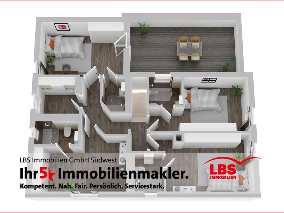 3 D Animation 1 Obergeschoss