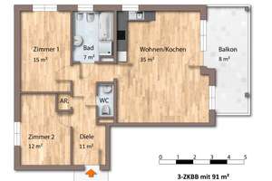 Moderne 3-ZKBB mit Parkett & EBK & TG-Platz mit Ladestation in Maintal-Bischofsheim – Die vollständige Adresse der Immobilie erhältst du vom Anbieter., 63477 Maintal – Vorschaubild 14