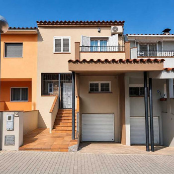 Großes Haus mit 4 Schlafzimmern, 70m² großem Innenhof und Garage in ruhiger Gegend.